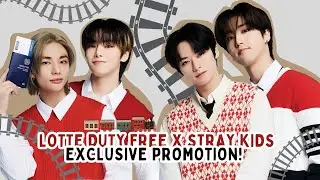 LOTTE DUTY FREE X STRAY KIDS: Exclusive Promotion! [This train is Lotte Duty Free 🚉]