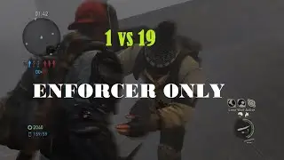 1 vs 19 (Enforcer only) Comeback - The Last of Us : Remastered Multiplayer