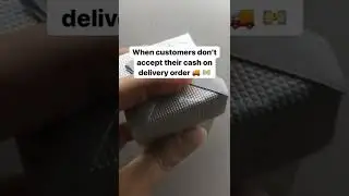 Why I hate cash on delivery orders #smallbusiness #shorts