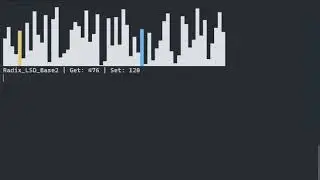 Demonstration of Sorting visualization in Terminal