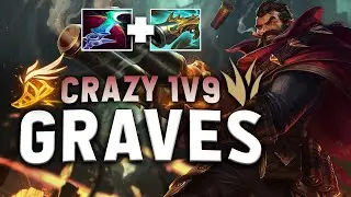 I TAUGHT THIS GRAVES HOW TO 1V9 WITH INVADES