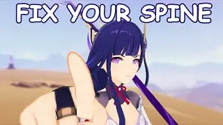 "You heard what she said? FIX YOUR SPINE !!!"