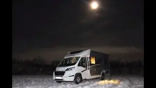 Winter Motorhome Trip Beyond the Arctic Circle. Finland-Norway 