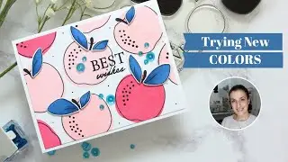 MODERN-LOOKING HANDMADE CARD (It's ok to experiment with colors!)