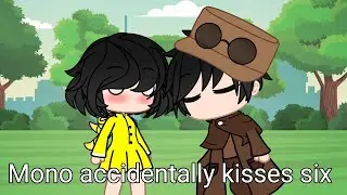 Mono accidentally kisses Six || Gacha Club Little Nightmare ||