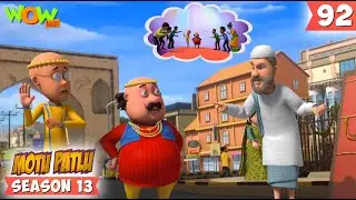 Udneywala Auto | S13 | 92 | Motu Patlu New | Cartoons For Kids | 
