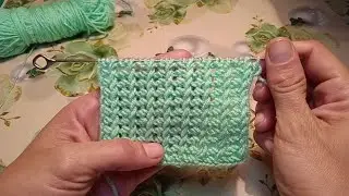 Очень простой узор спицами.