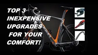 Top 3 Inexpensive Upgrades On A Road Bike For Your Comfort!  [4K]