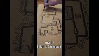 3 Levels of D&D map making ❤️ 