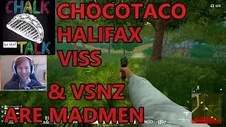 ChocoTaco, Halifax, Viss, & vsnz Are Madmen (PlayerUnknown's Battlegrounds)