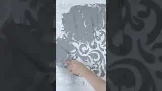 Многоразовый трафарет для стен Фантазия