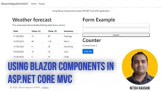 Use Blazor Component in MVC! 🔥How to use Blazor Component in Asp.Net Core MVC 🚀