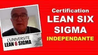 Certification lean 6 sigma indépendante par l'université lean six sigma