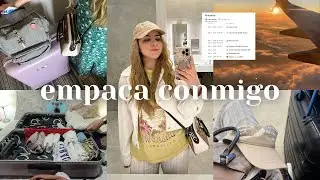 Empaca conmigo: cómo planifico mis viajes y tips para empacar | Vlog