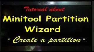 How to create a partition using MiniTool Partition Wizard 11.5 Technician