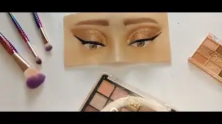 Silicone Eye Makeup/Easiest Fancy Event Makeup for Beginners