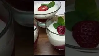 Клубничная Панна- Котта #какприготовить #рецепт