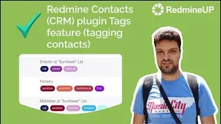 Redmine Contacts plugin Tags feature (tagging contacts)