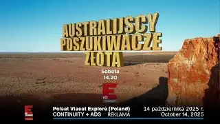 Polsat Viasat Explore HD (Poland) continuity + ads | October 11, 2025 • reklama