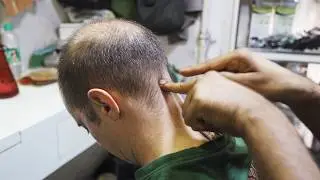 Indian Head, Face, Back, Shoulder & Arm ASMR Massage 🎧 Authentic Kolkata Barber Sounds