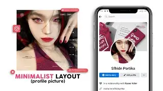 minimalist layout tutorial (PROFILE PICTURE) || RPW tutorials