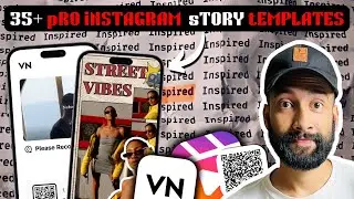 Professional & Aesthetic Instagram Story VN Photo Templates!