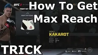 UFC 2 ULTIMATE TEAM - How to Get Max REACH! (Reach Trick)