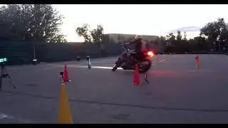 #motogymkhana Slalom Training exercise KTM Duke 390