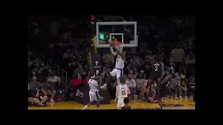 Lakers LeBron James DEFIES Father Time in his 19th season with CRAZY Reverse Dunk vs Houston Rockets