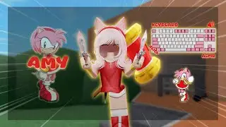Playing MM2 as AMY *Keyboard ASMR*