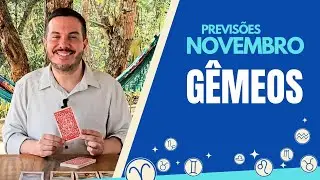 GÊMEOS - PREVISÕES NOVEMBRO 2024 | André Mantovanni