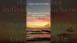 Cross-sectional Study | Case-Control Study | Cohort study |Statistics | The Statisticians