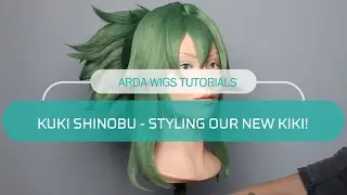 Styling Our New Kiki Wig - Kuki Shinobu Cosplay