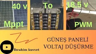 GÜNEŞ PANELİ  VE PWM ŞARJ CİHAZI BAĞLANTISI NASIL YAPILIR
