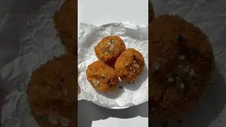 Cheesy potato croquettes