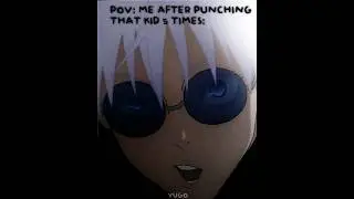Fisrt time trying spam effect type edit #shorts #animeedit #jujutsukaisen #edit (blindness warning)