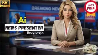 Ai news presenter Ai Generator |  Creat your owner News presenter Using Ai FREE |Ai News Anchor