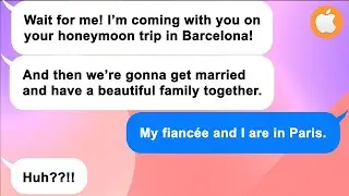 [Apple] Awful woman tries to ruin my honeymoon by being a third wheel. She’s in the wrong place!