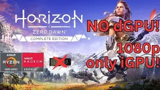 AMD Ryzen 5 4600G APU + Horizon Zero Dawn | iGPU test 1080p