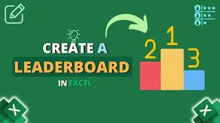 How to Create a Leaderboard in Excel