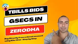 What are bids? & How to place bids to buy Government Securities, SDLs & T-Bills directly in Zerodha