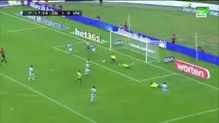 Daniel Wass scorer mod Las Palmas