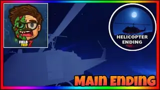 Field Trip Z (Story) MAIN ENDING - Roblox | HELICOPTER ENDING | GOOD ENDING