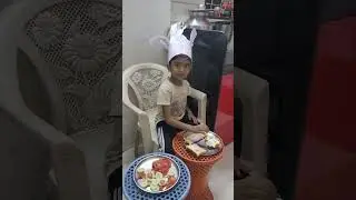 Advait' Sandwich receipe chef 👨‍🍳 🤣🤣🤣#littlemasterchef #masterchef  #khanakhazana #sandwichrecipe
