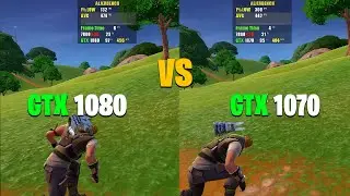 GTX 1070 vs GTX 1080 - Fortnite Performance Mode | Chapter 5 Season 2