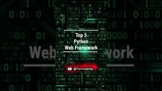 top 5 web framework in python 