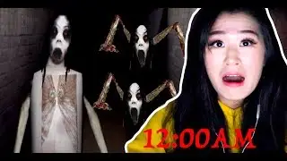Playing SLENDRINA At 12AM | HORROR GAME
