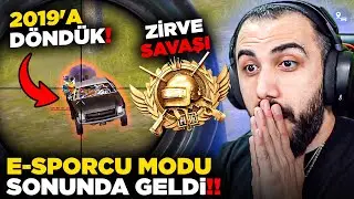 YENİ ZİRVE SAVAŞI MODU GELDİ!!😱  BOTSUZ EN ZOR RANK MODU! 2019 PUBG MOBILE GERİ DÖNDÜ!!