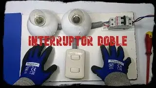 Como instalar un interruptor doble para dos focos/ Bien explicado