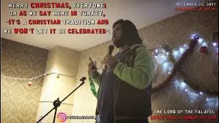 Got Heckled at Christmas Comedy Show - English Standup Bit by Taha Ercoskun